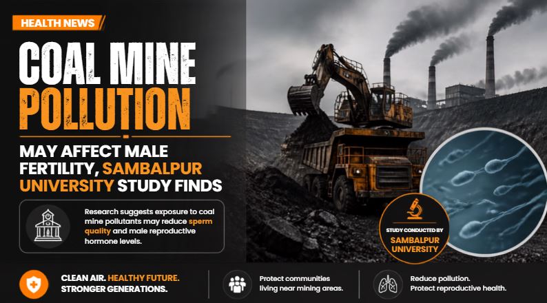 Coal Mine Pollution May Affect Male Fertility, Sambalpur University Study Finds